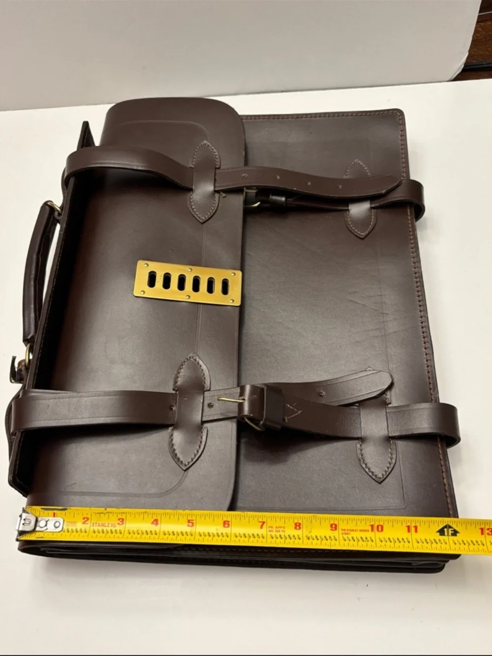 Vintage G.I. US Military Briefcase Leather Specialty